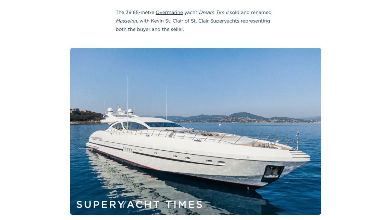 superyacht brokers - superyacht brokerages - FL superyacht brokers - Miami superyacht brokers - Fort Lauderdale superyacht brokers - Superyacht Builder - Superyacht Broker - St Clair Superyacht - Kevin St Clair